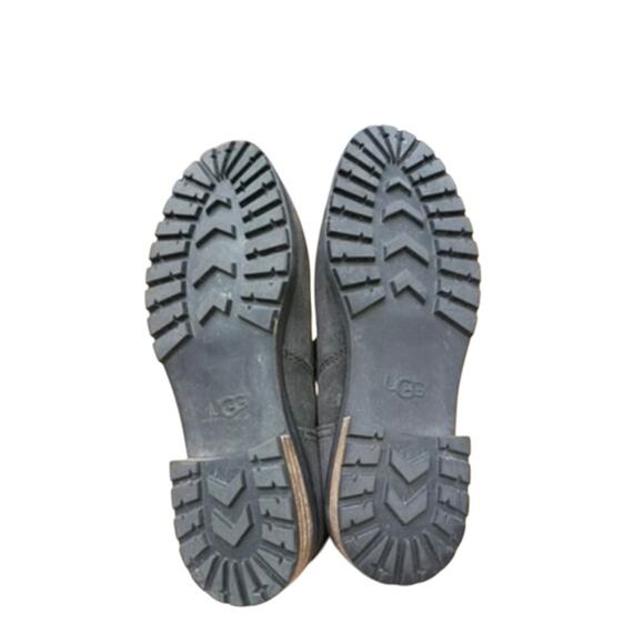 "UGG" Women's Calf Snow Boot SZ NO SIZE (7-7.5) MEASURE OF INSOLE Side Zip - Picture 12 of 14